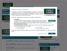 Tablet Screenshot of myfanbase.de